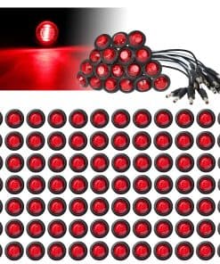 TMH Luz Roja Mini de 3/4 Pulgadas 3 LED con Conector para