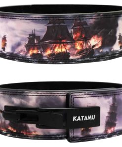 Cinturón de Levantamiento de Pesas Premium Katamu Burn The