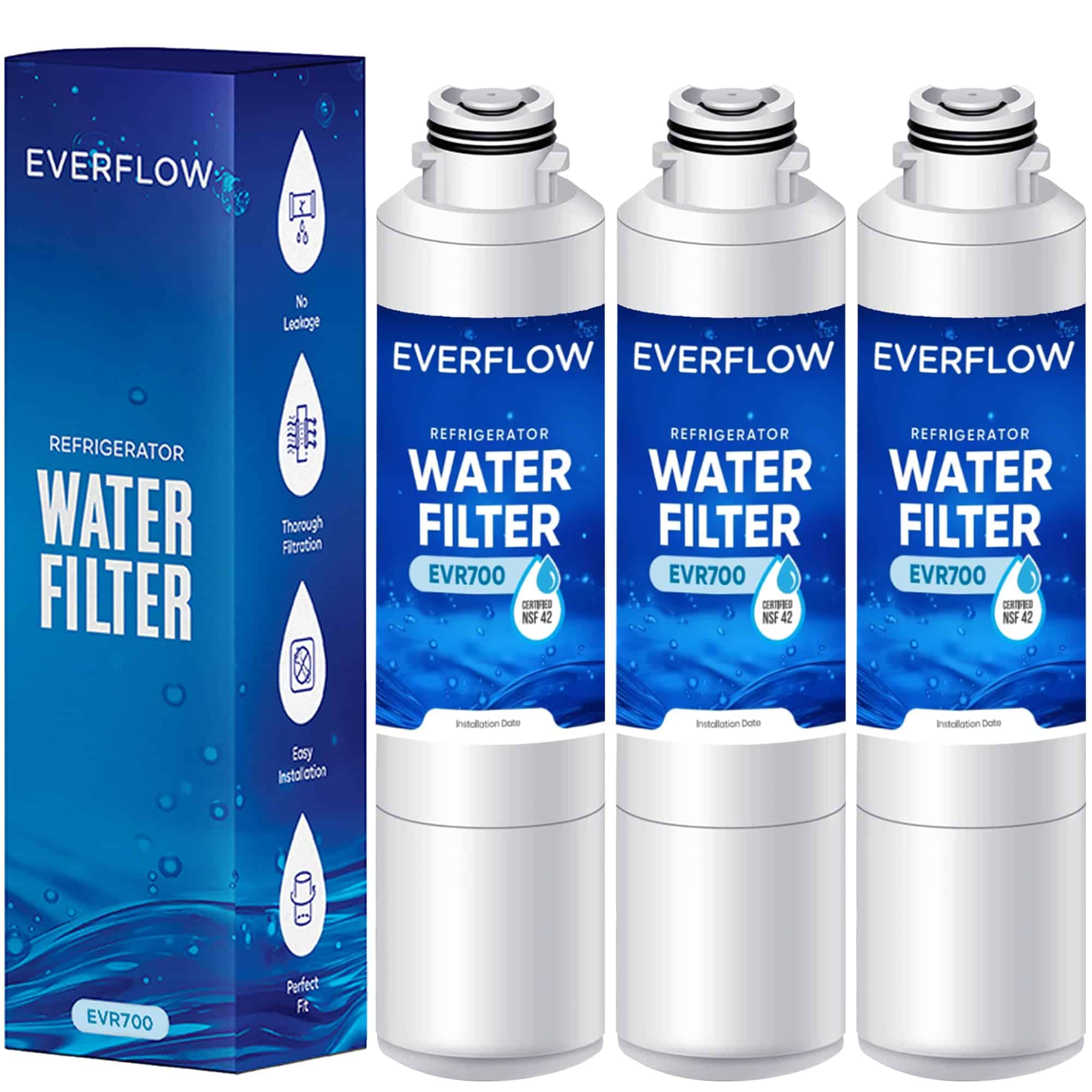 Filtro de agua para refrigerador EVERFLOW DA29-00020B
