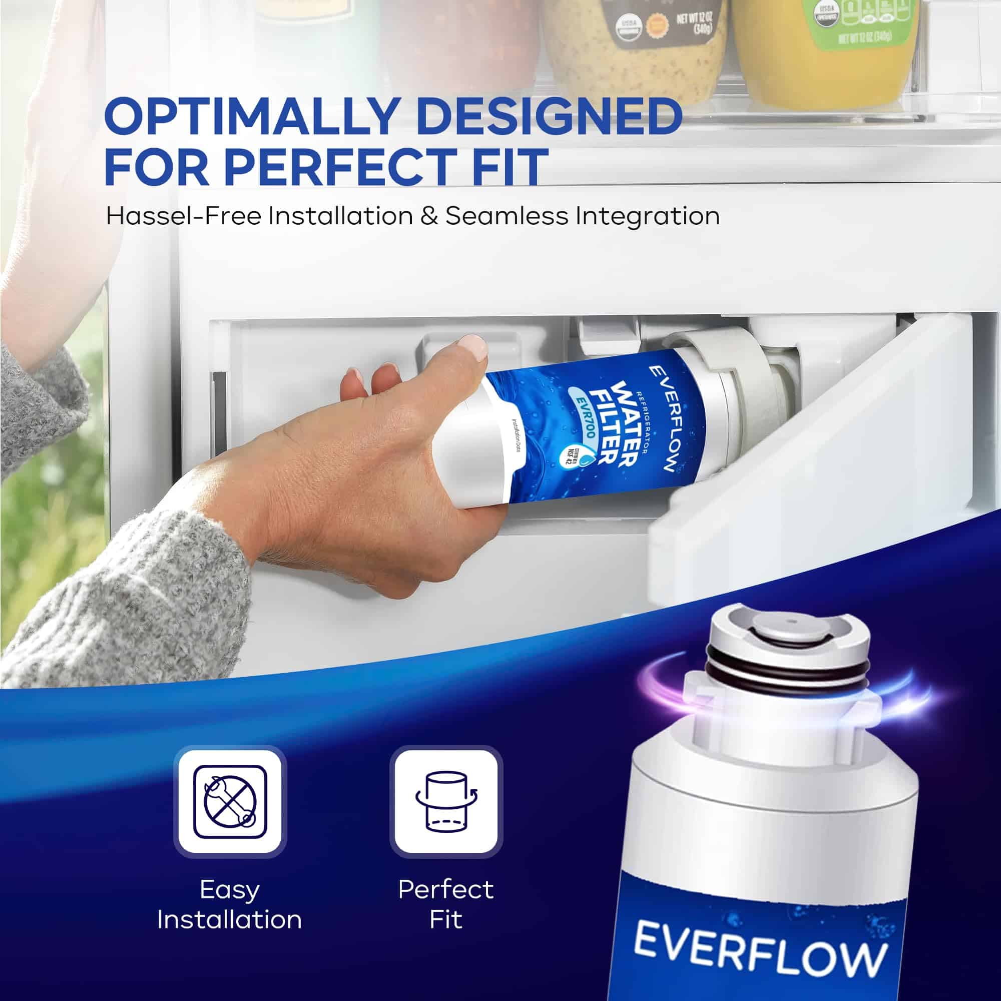 Filtro de agua para refrigerador EVERFLOW DA29-00020B - Imagen 5
