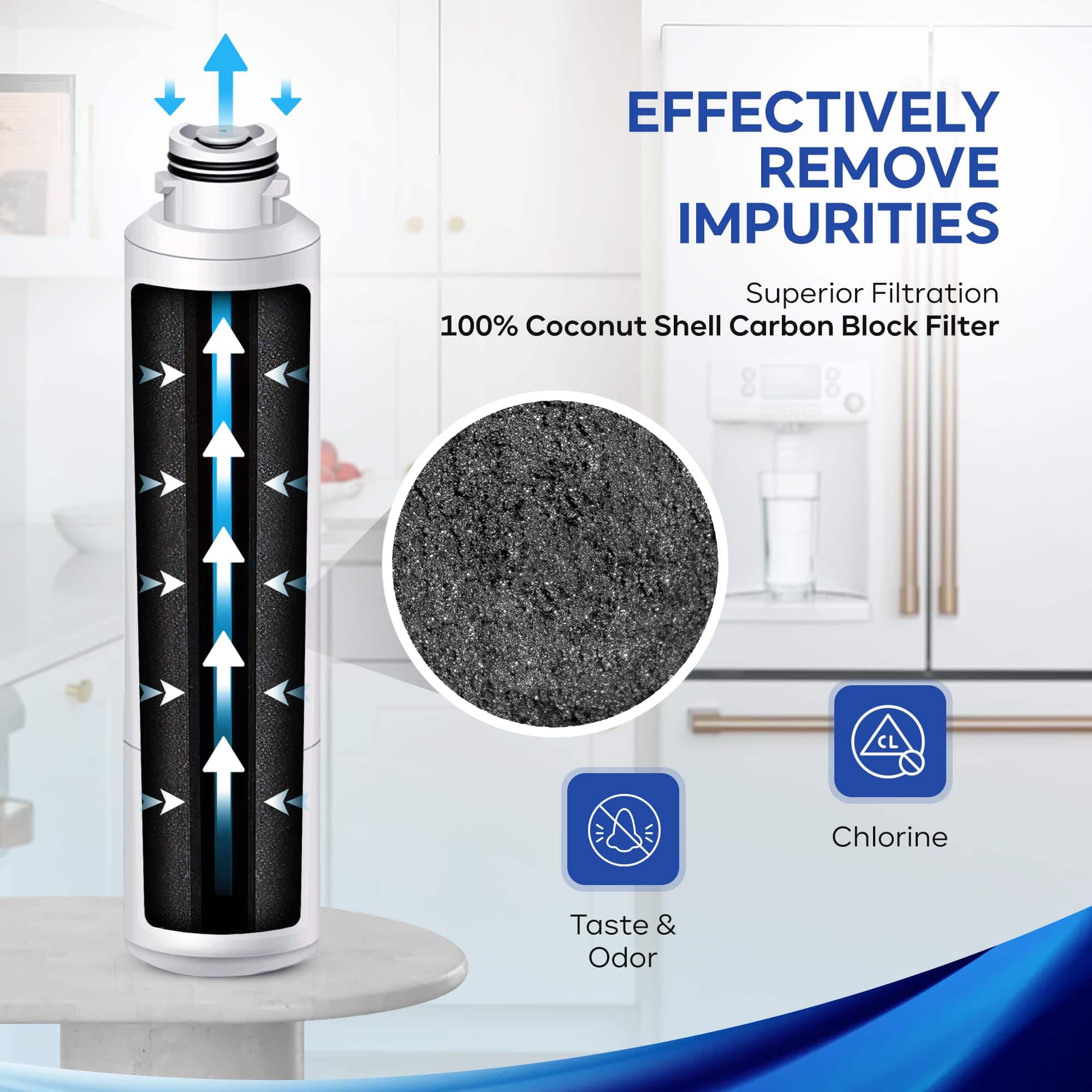 Filtro de agua para refrigerador EVERFLOW DA29-00020B - Imagen 6