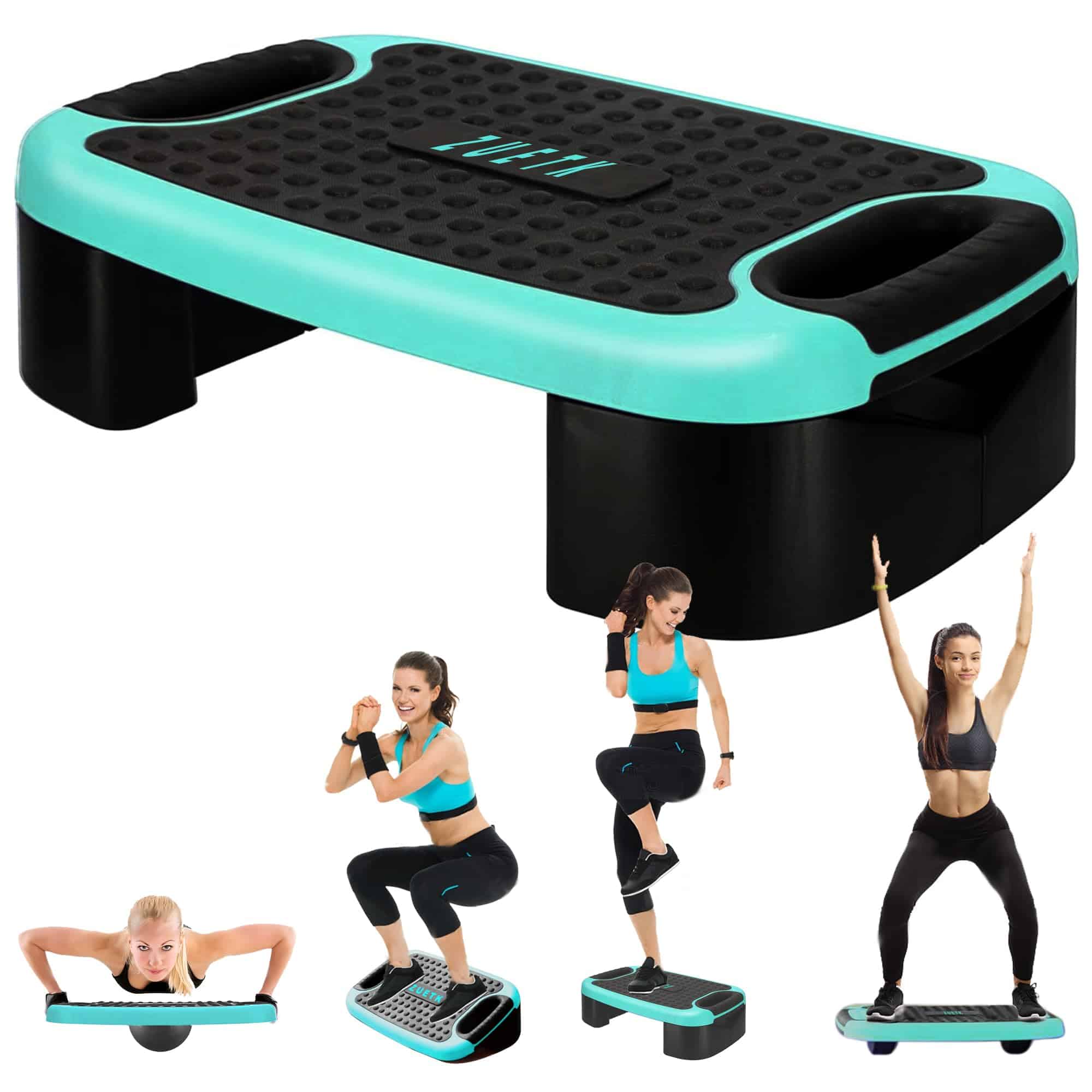 Tablero de Equilibrio Aeróbico 4 en 1 ZUETK y -Turquesa