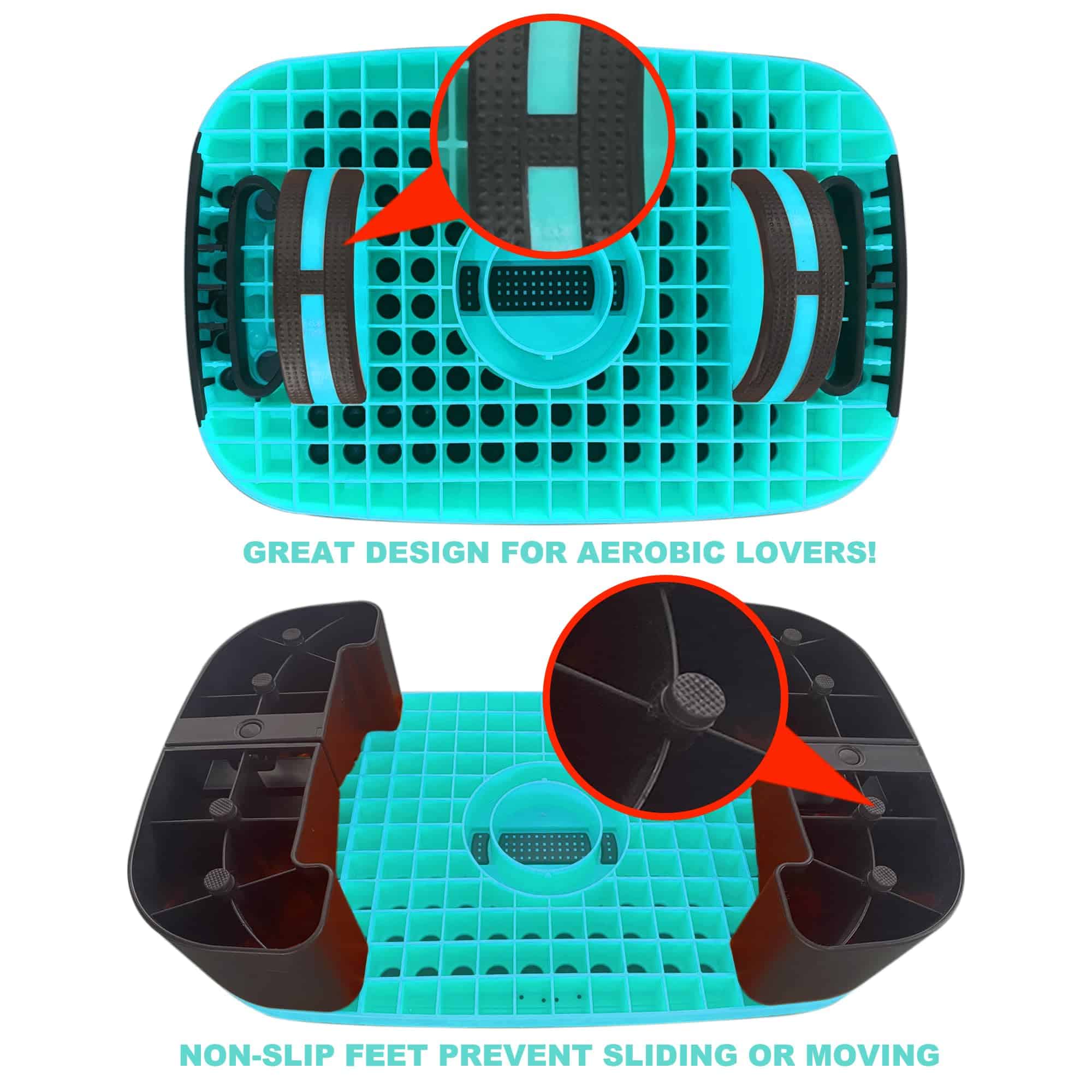 Tablero de Equilibrio Aeróbico 4 en 1 ZUETK y -Turquesa - Imagen 8