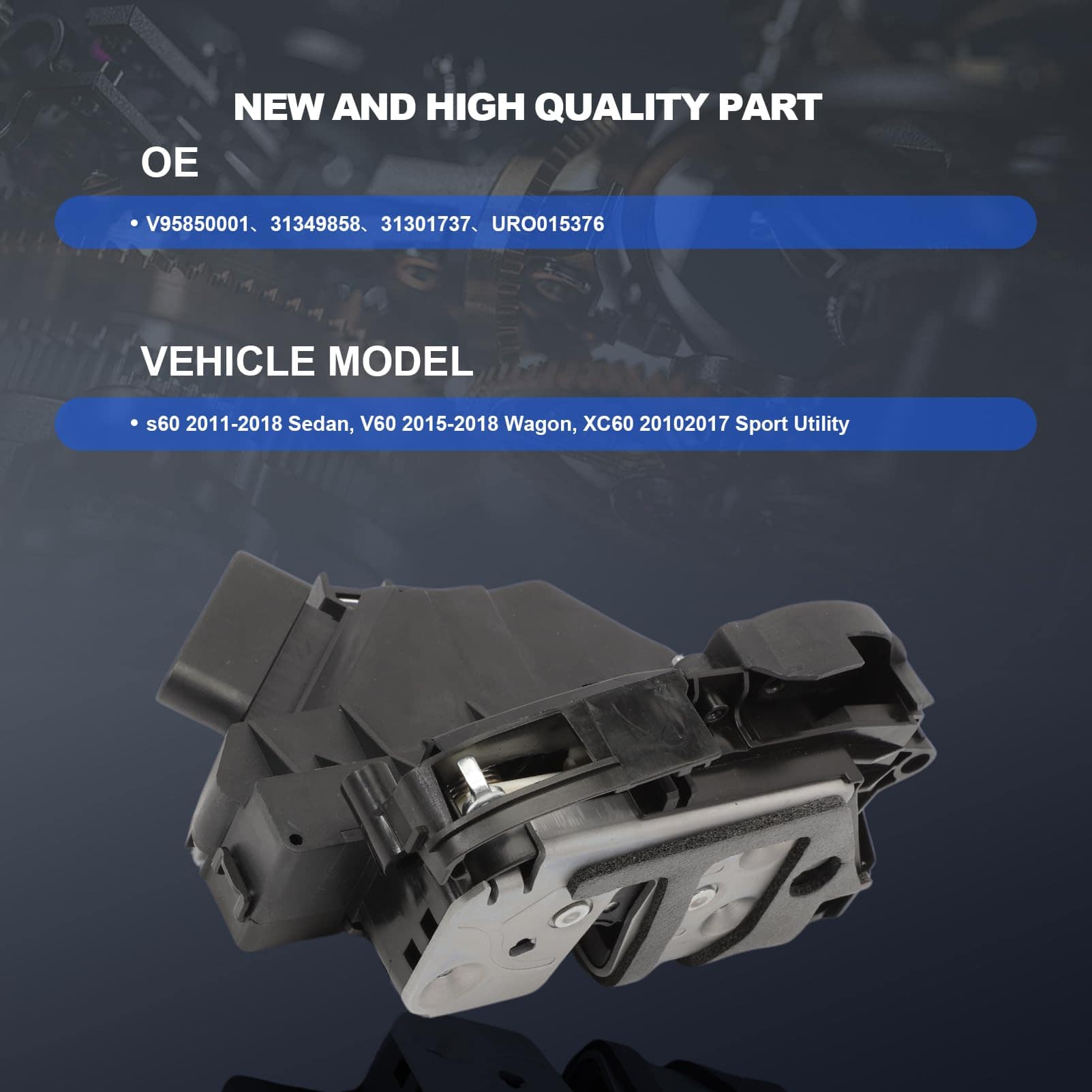 Actuador de cerradura de la puerta compatible con S60 - Imagen 6