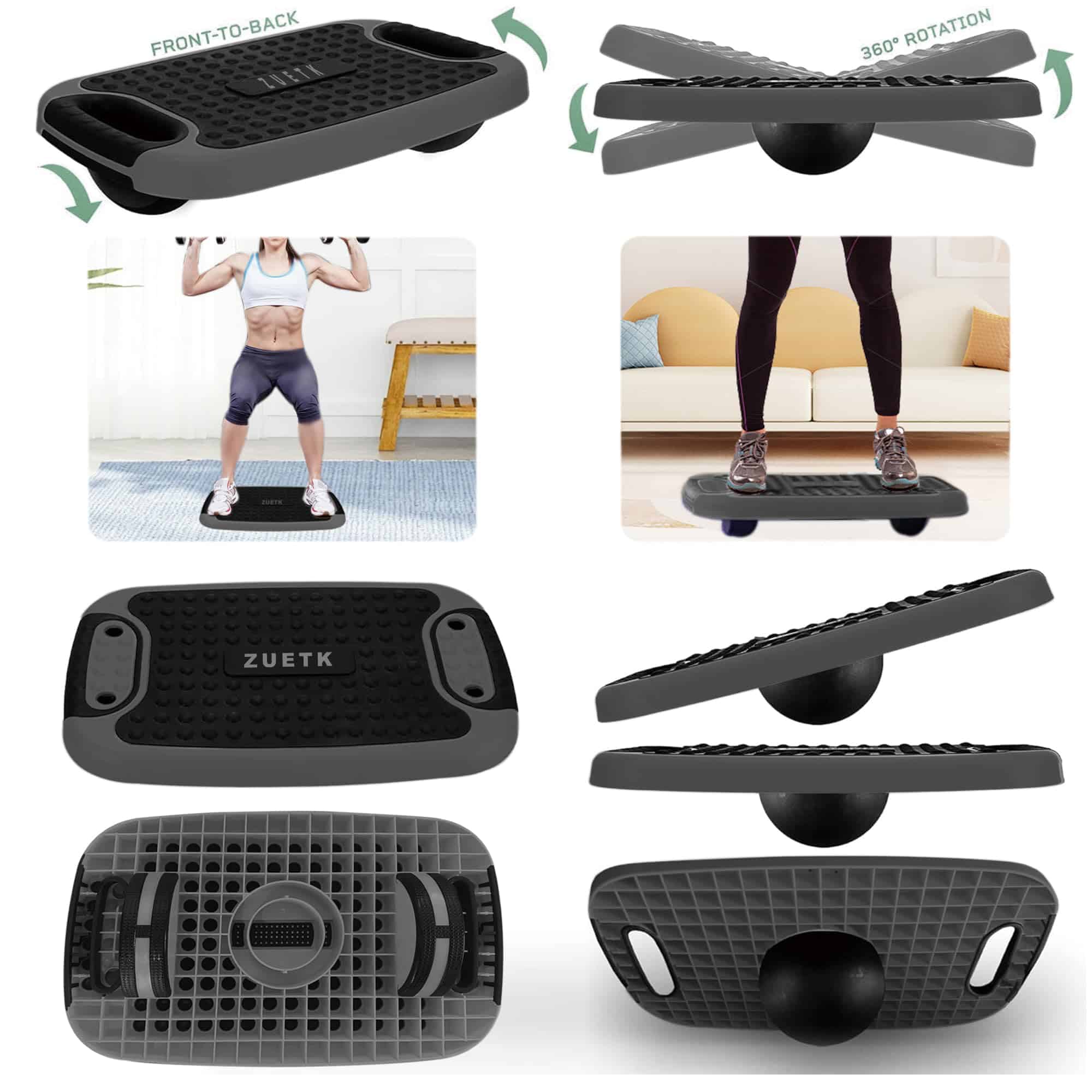 Tablero de Equilibrio Aeróbico 4 en 1 y Plataforma de - Imagen 5