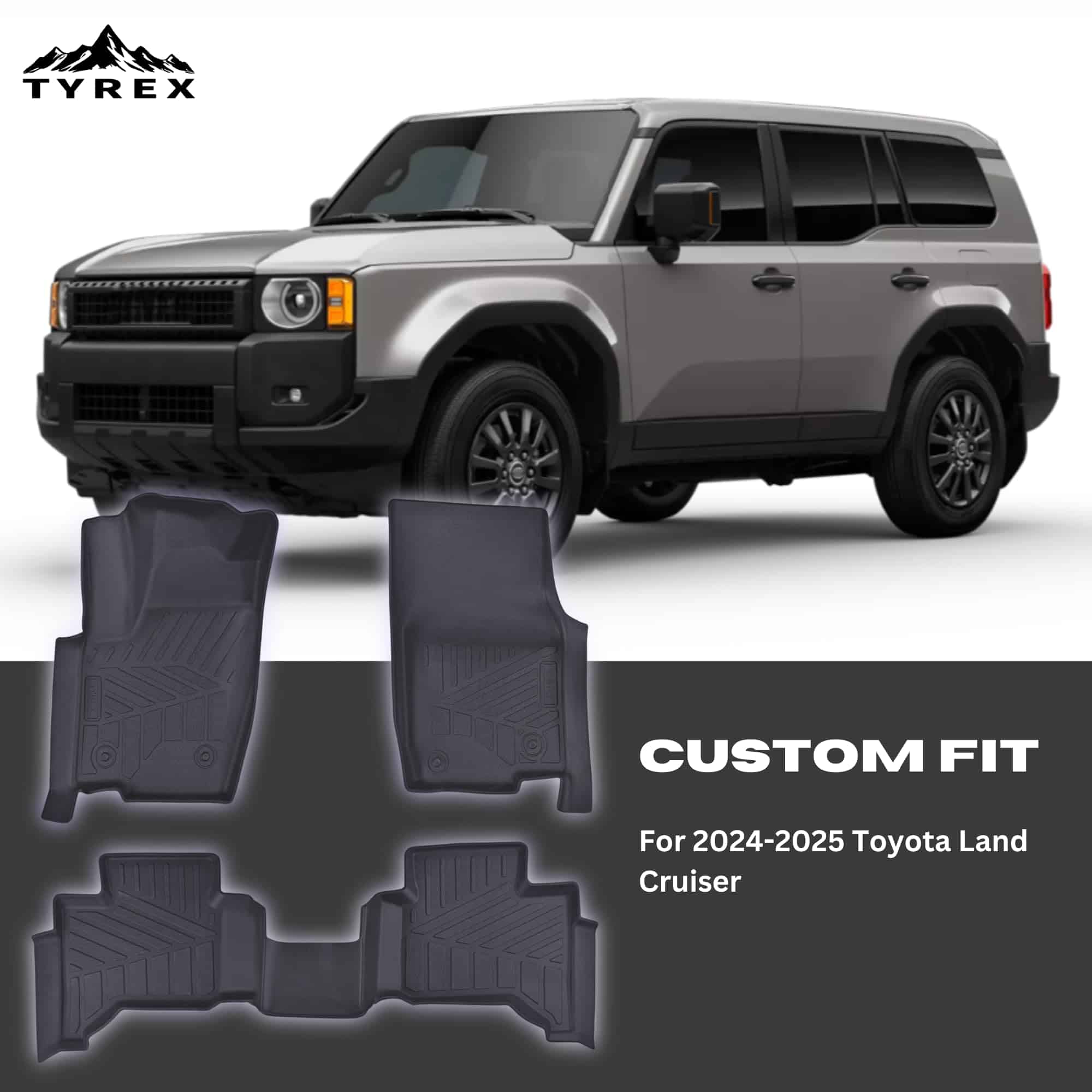 Tapetes para piso Tyrex para Toyota Land Cruiser 2024-2025, - Imagen 3