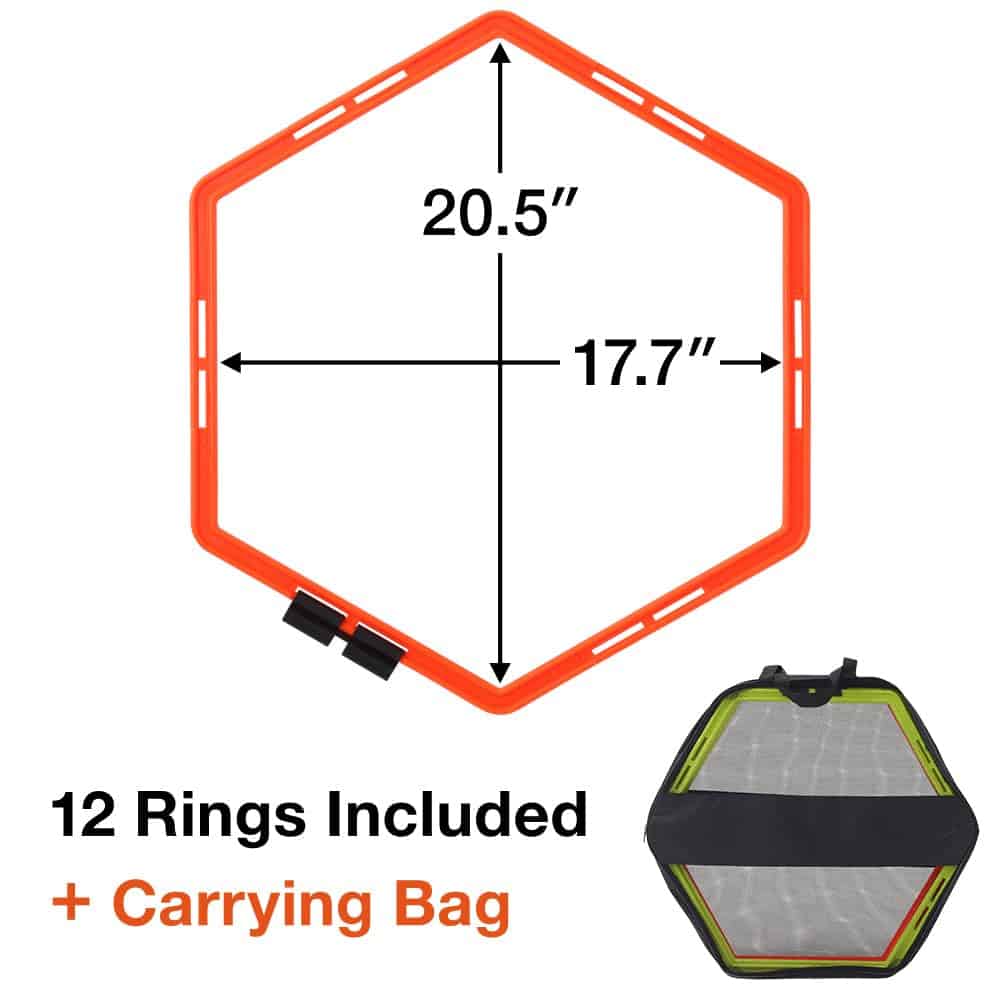 Anillos de Agilidad Hexagonales Japard para Entrenamiento - Imagen 4