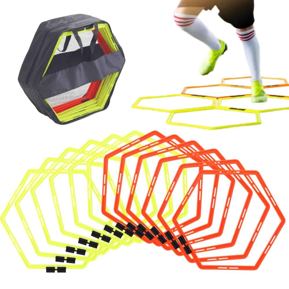 Anillos de Agilidad Hexagonales Japard para Entrenamiento