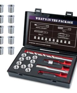 Kit de Reparación de Roscas SAE 7/16-14 con Broca HSS,