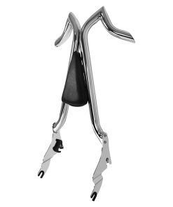 FJPACEMT Chrome Sissy Bar Backrest para Harley, 1 1/2" Bar