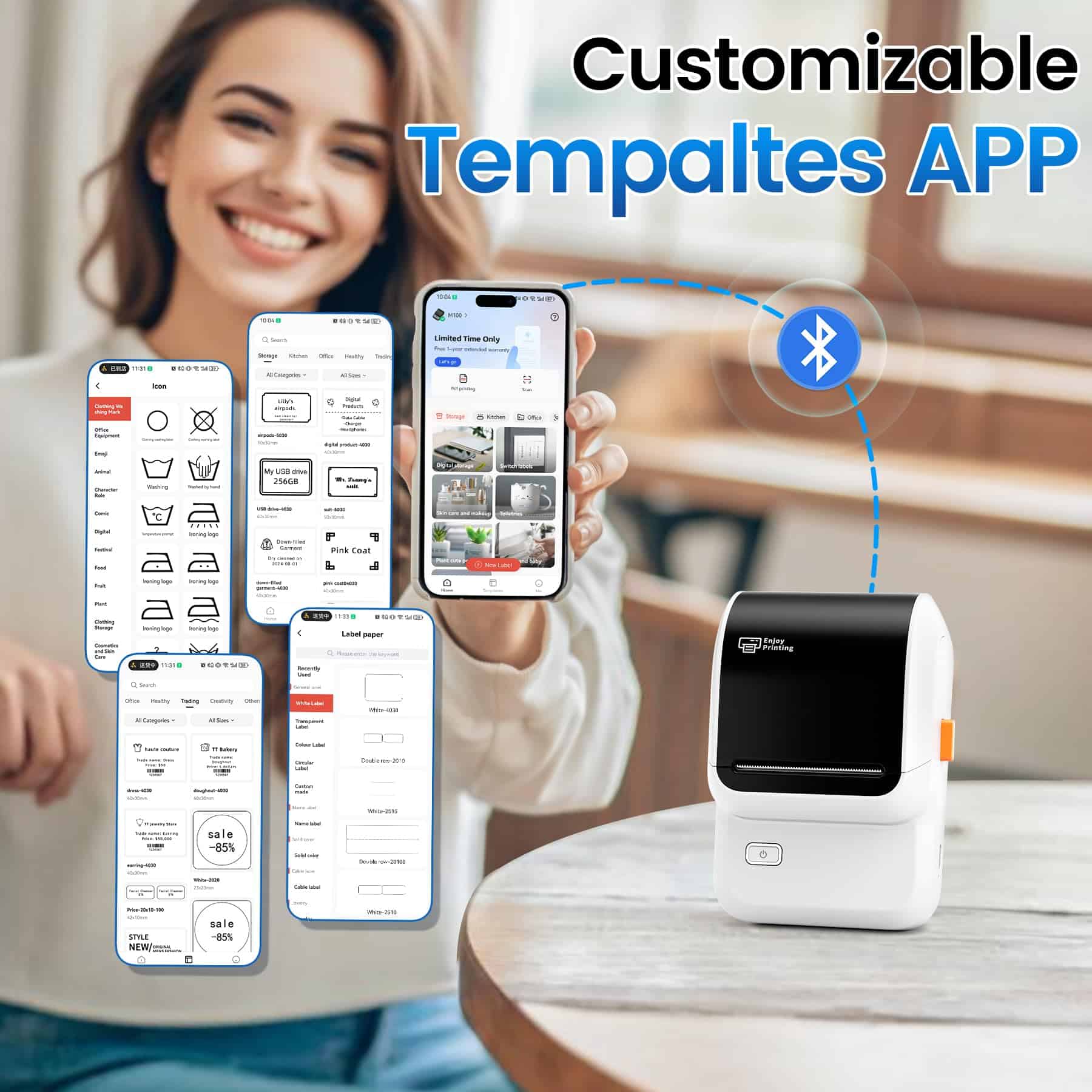 Máquina etiquetadora NelkoGlobal con cintas - Etiquetadora - Imagen 10