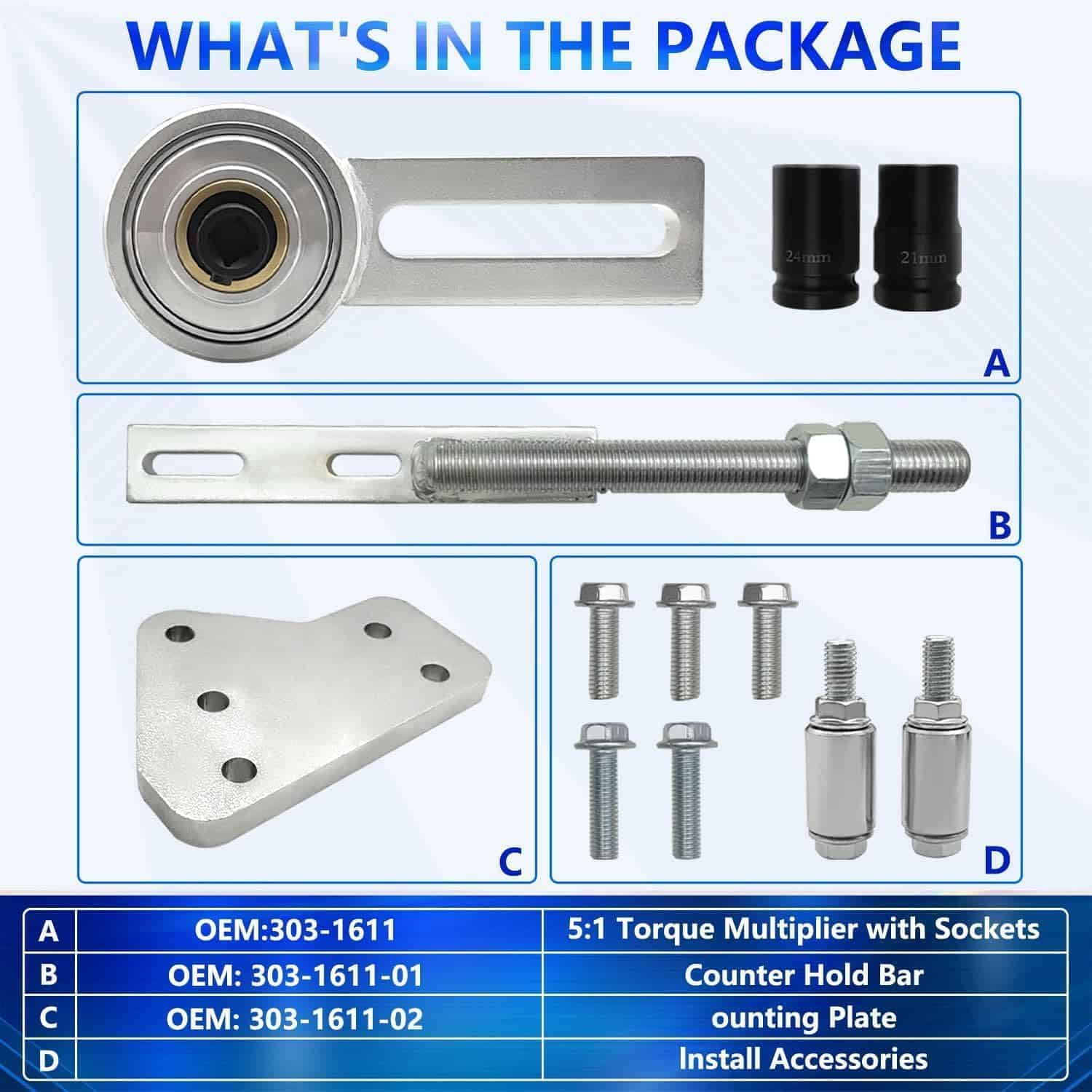 Herramienta de Extracción de Polea del - 303-1611 - Imagen 3