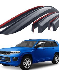 Deflectores de Ventanas a Prueba de Golpes -Humo Premium