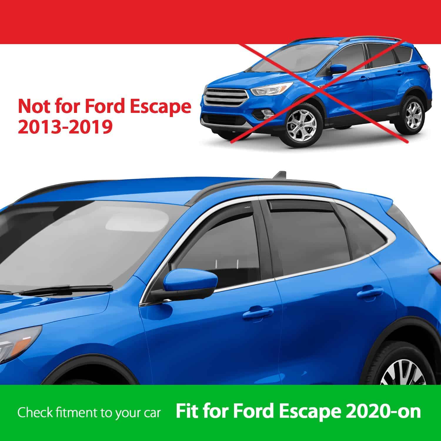 Deflectores de ventanas irrompibles -Humo premium - Imagen 4