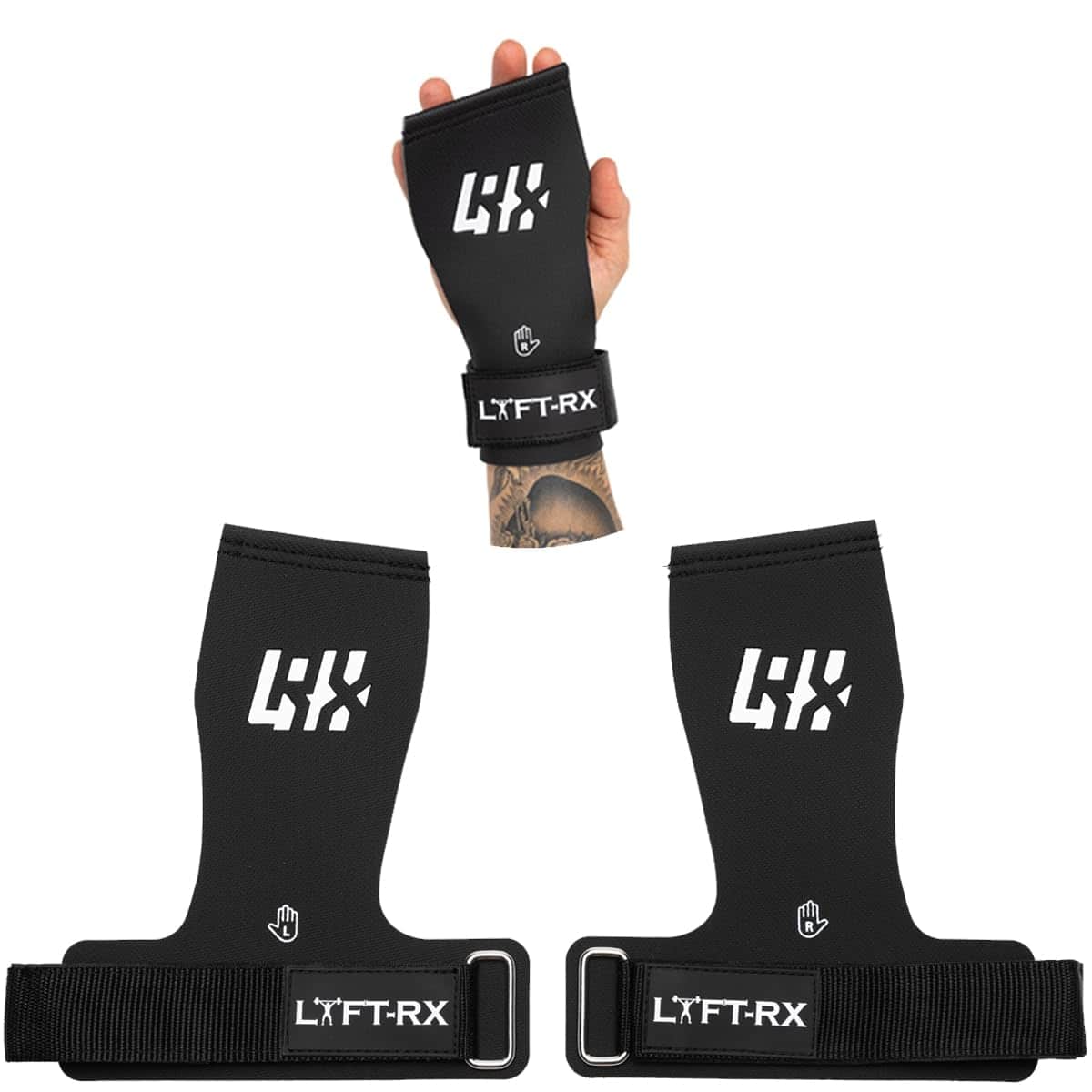 LYFT-RX Valiant Grips, Agarres de Goma Recubiertos, Agarres