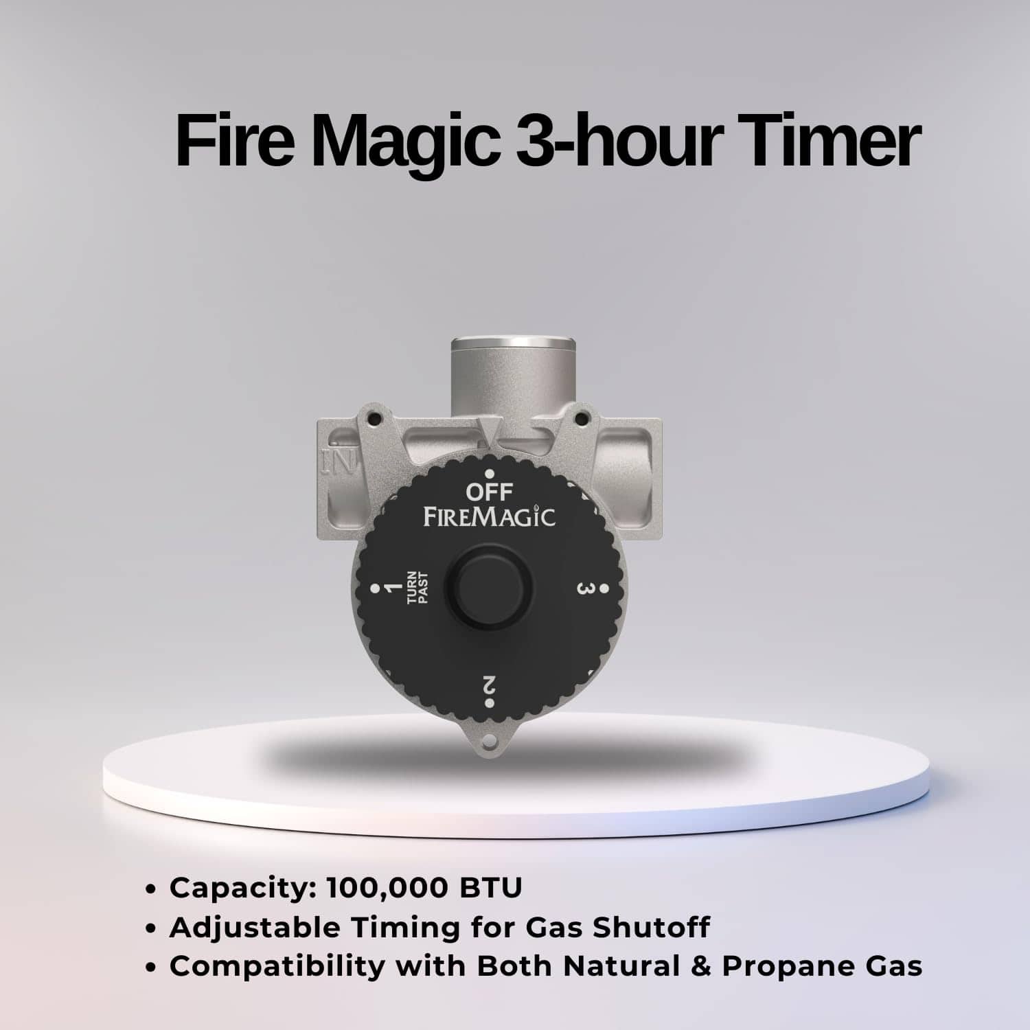 Temporizador de 3 horas de Fire Magic, 100,000 BTU Apagado - Imagen 4