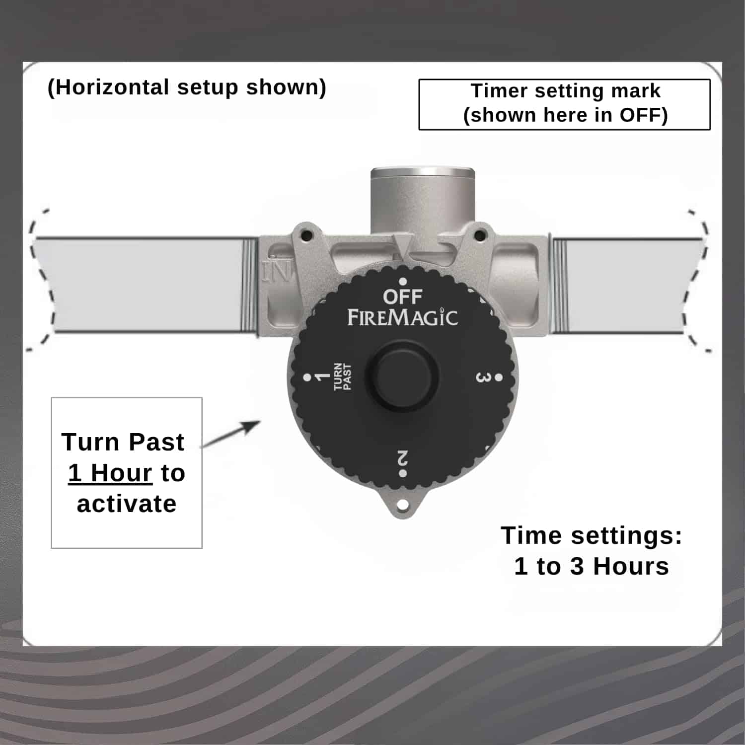 Temporizador de 3 horas de Fire Magic, 100,000 BTU Apagado - Imagen 7