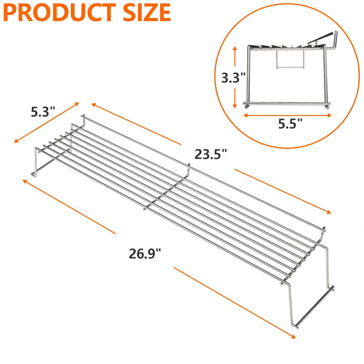 Parrilla de Calentamiento DELSbbq 65054 para Weber Genesis - Imagen 3