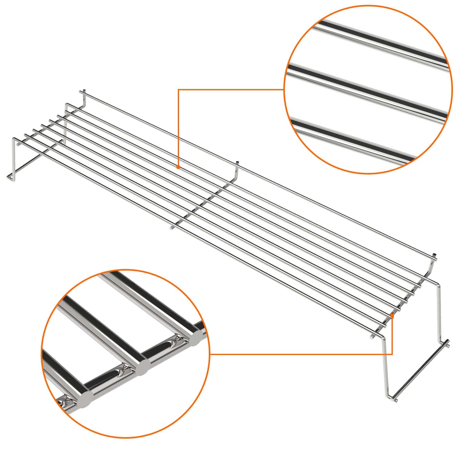 Parrilla de Calentamiento DELSbbq 65054 para Weber Genesis - Imagen 4