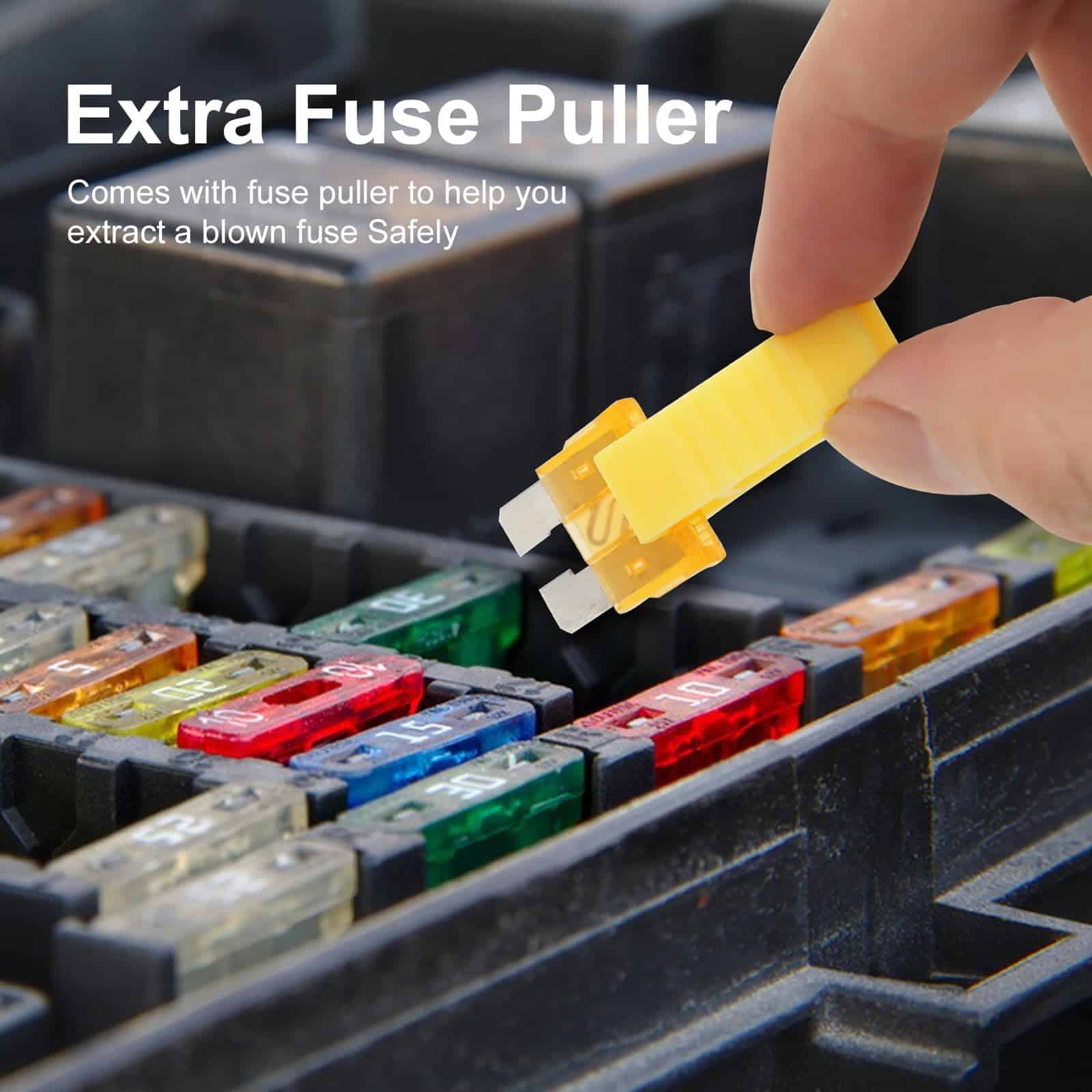 Nayoto 1200pcs Car Fuses Assortment Kit, 520PCS Standard - Imagen 3