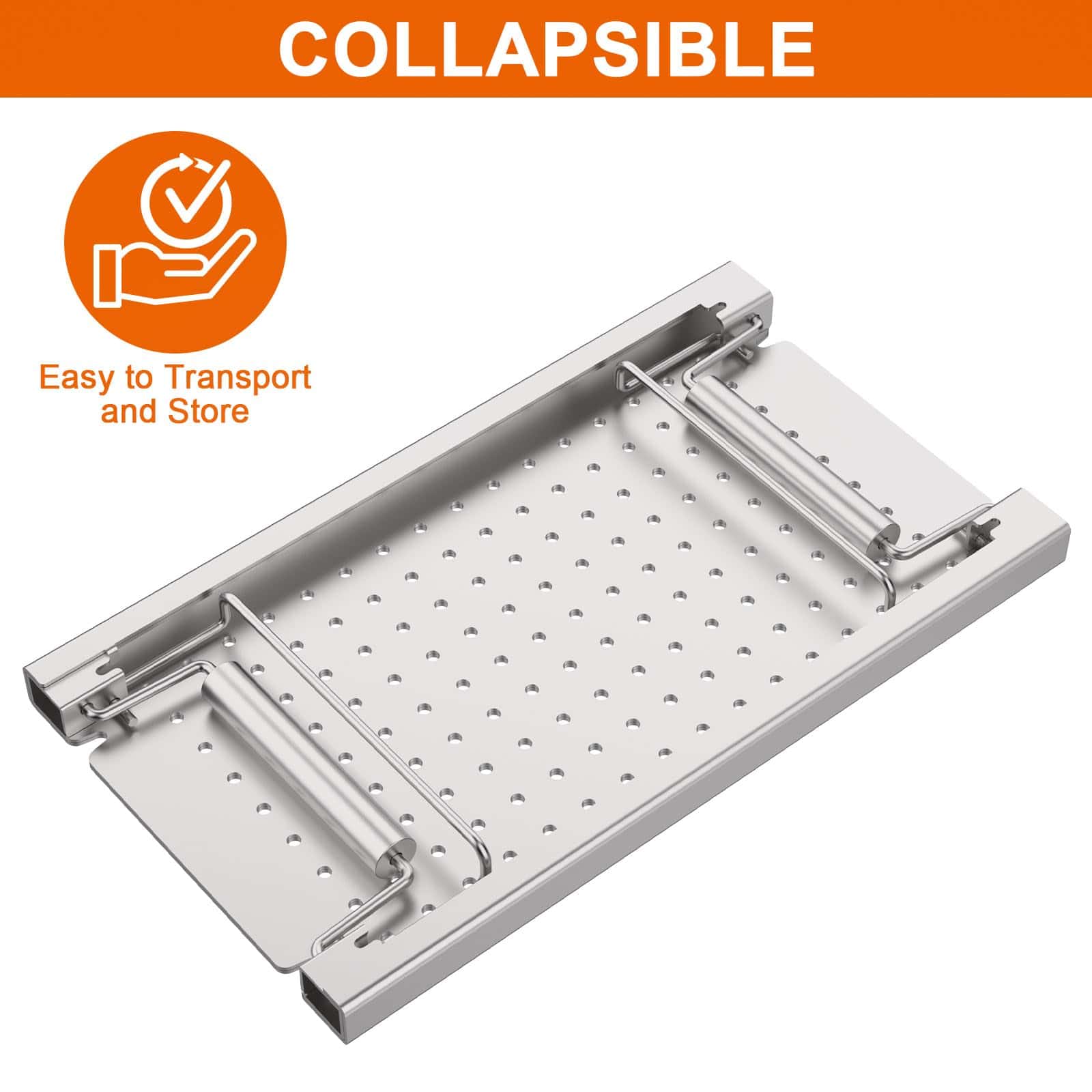 DELSbbq Rejilla Calentadora Ajustable para Plancha - Imagen 6