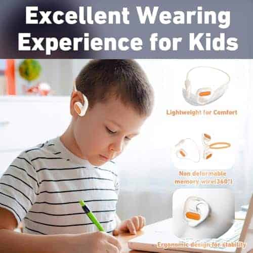 Auriculares inalámbricos para niños con protección de - Imagen 3