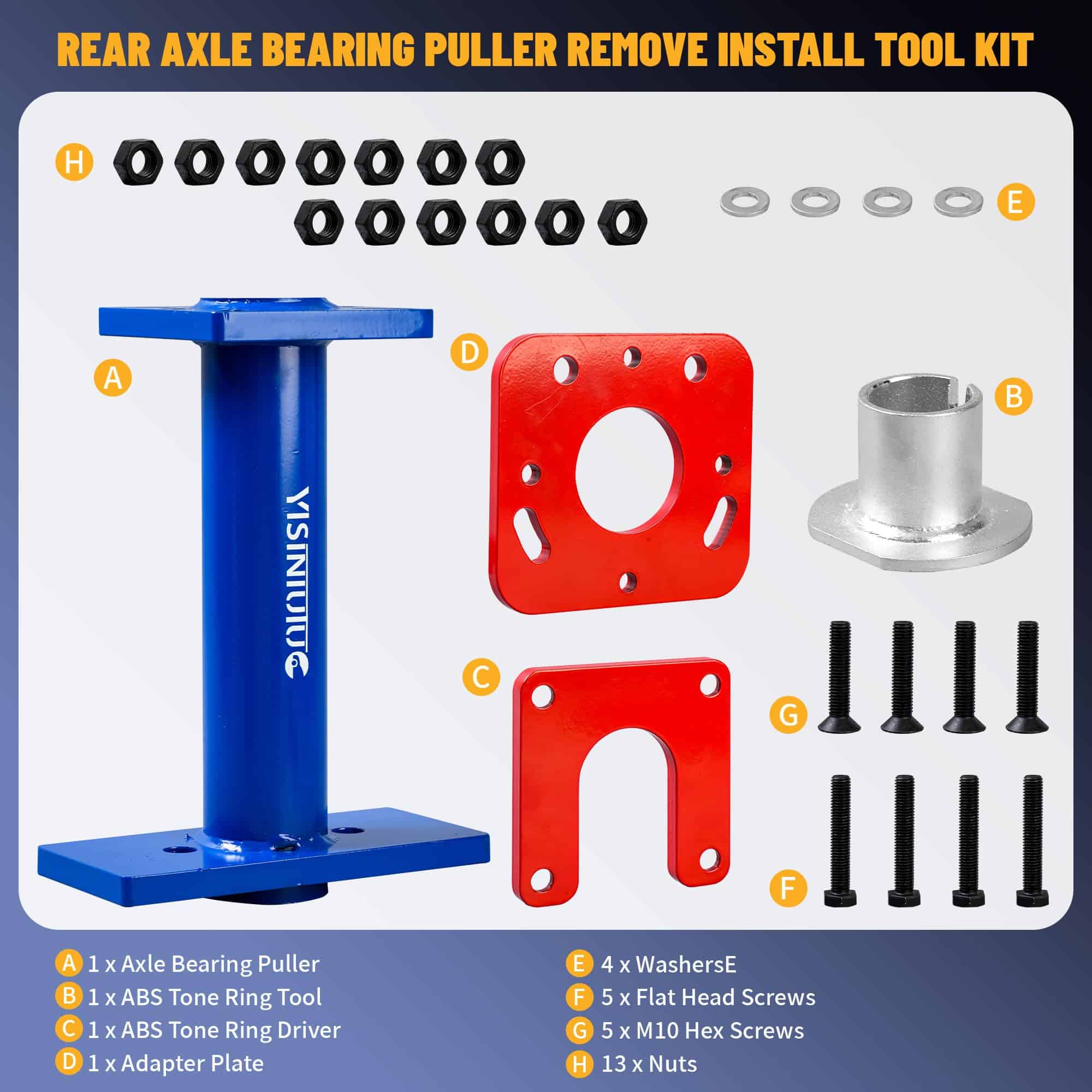 Extractor e instalador de rodamientos de eje trasero - Imagen 3