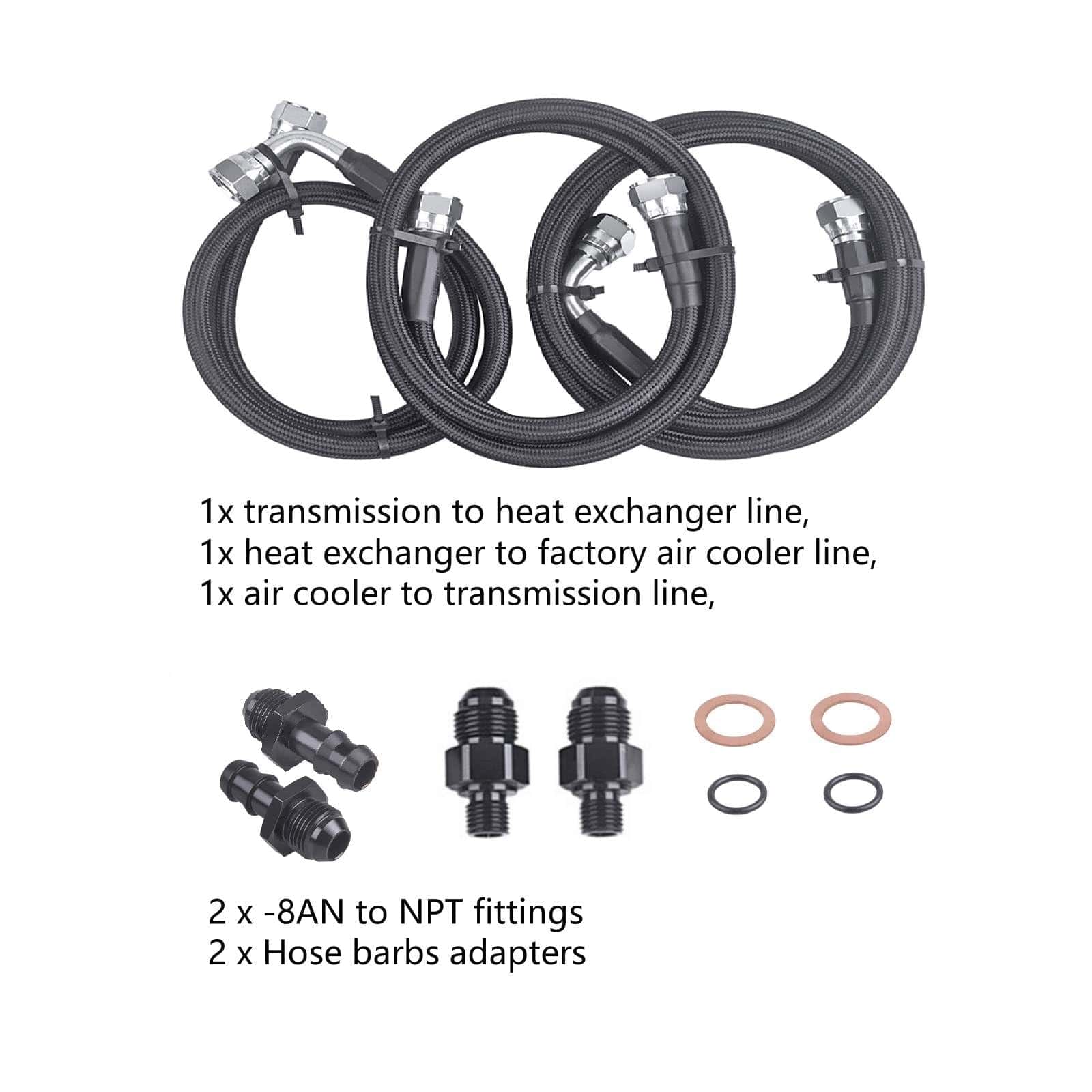 Kit de Líneas de Enfriador de Transmisión ZHSYMX 48RE para - Imagen 3