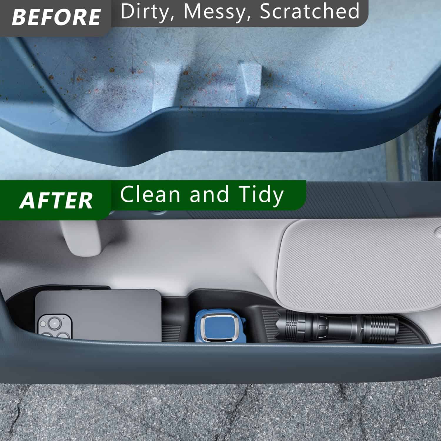 Bandeja de almacenamiento lateral para -Negro - Imagen 4