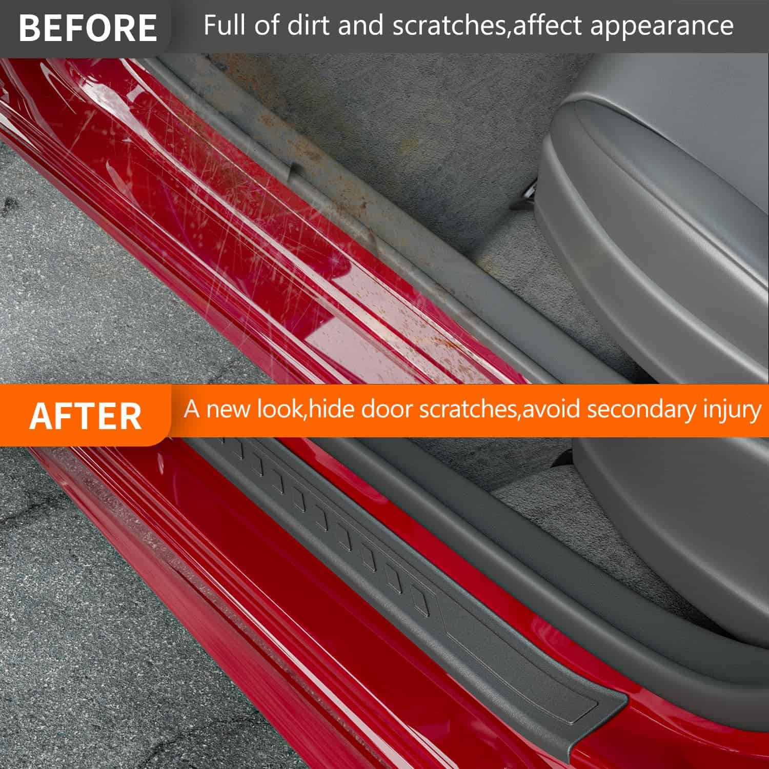 Protector de Umbral de Puerta powoq Compatible con Honda - Imagen 4