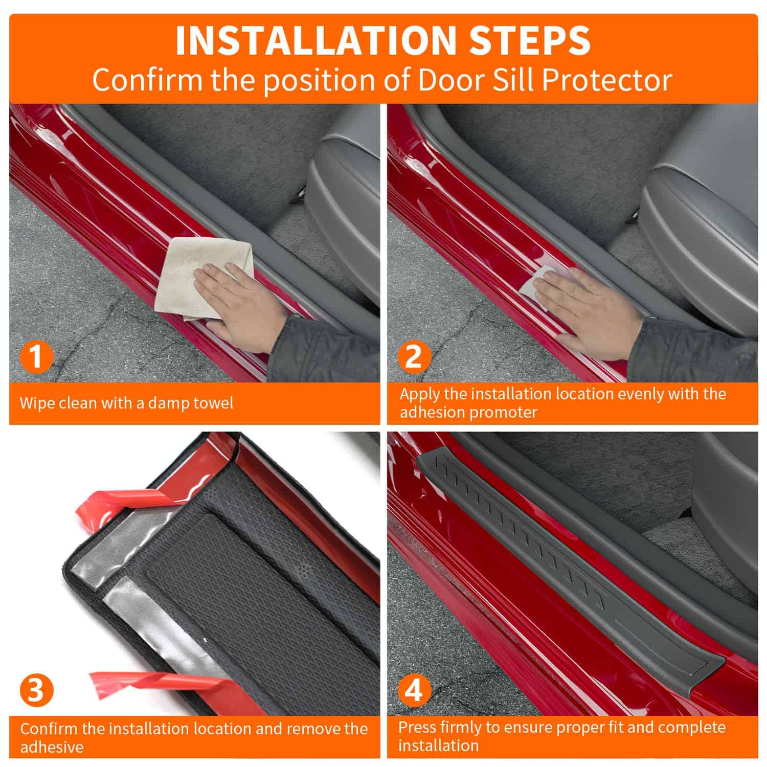 Protector de Umbral de Puerta powoq Compatible con Honda - Imagen 5