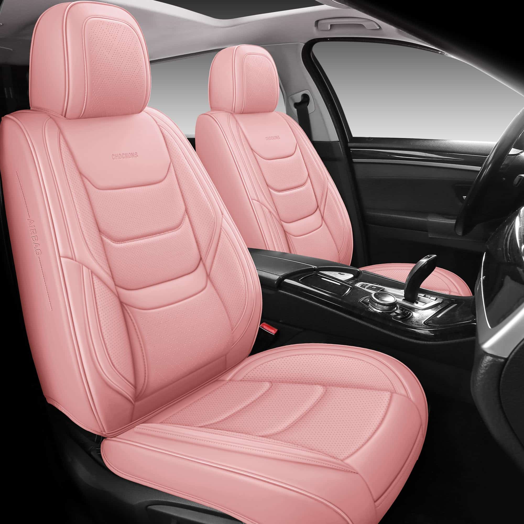 Fundas de asiento de automóvil de cuero impermeable - Imagen 3