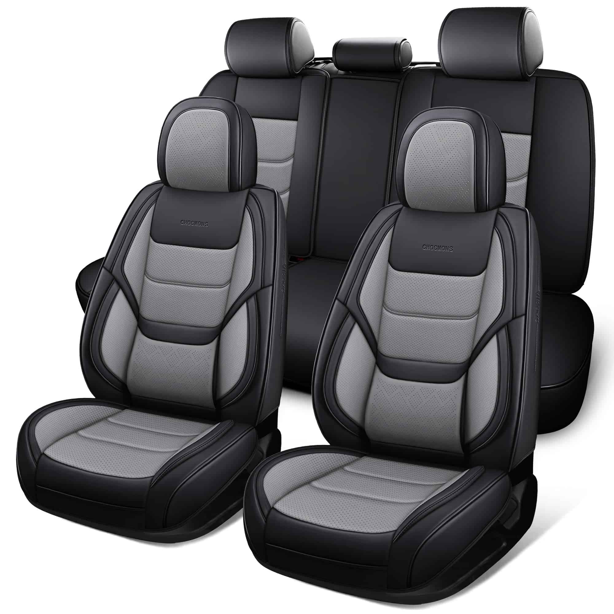 Cubiertas de asiento de coche de cuero impermeables de