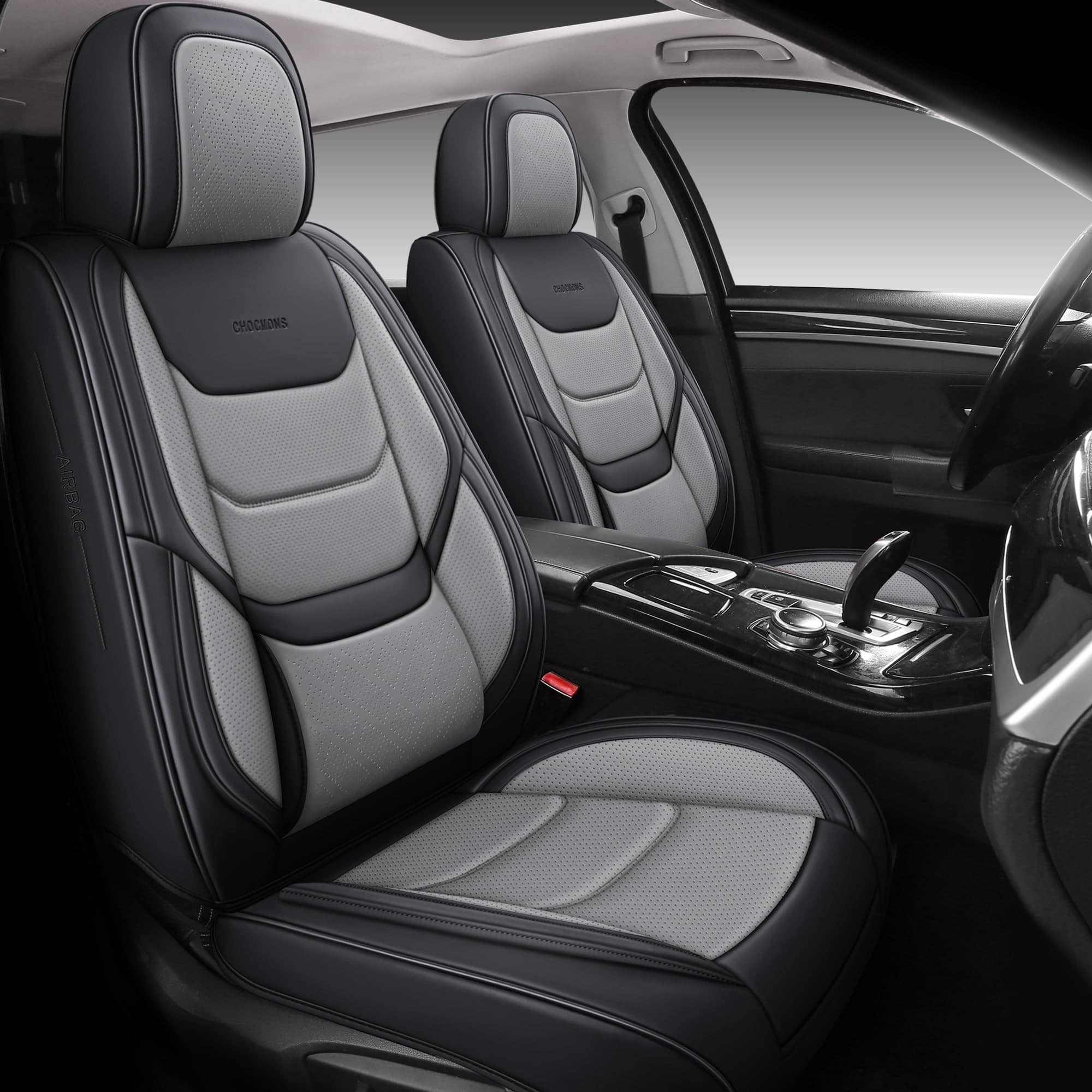 Cubiertas de asiento de coche de cuero impermeables de - Imagen 3