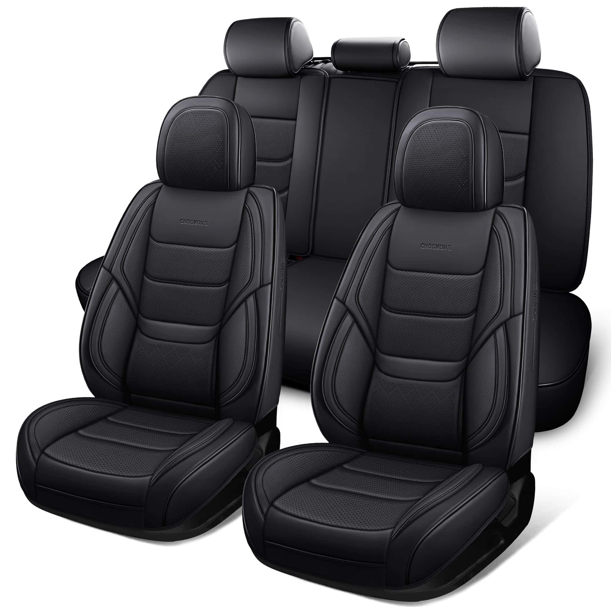 Cubiertas de Asiento de Coche de Cuero Impermeable de