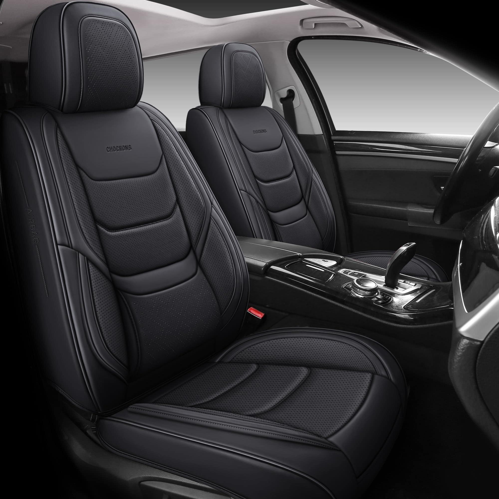 Cubiertas de Asiento de Coche de Cuero Impermeable de - Imagen 3