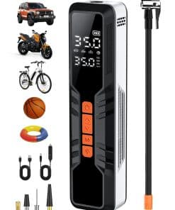 OMQ Inflador de Neumáticos Portátil - Compresor de Aire