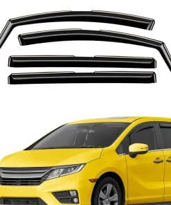 Deflectores de ventanas extra resistentes en canal, viseras