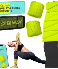Pesas de muñeca y tobillo de 2 libras cada una para mujeres