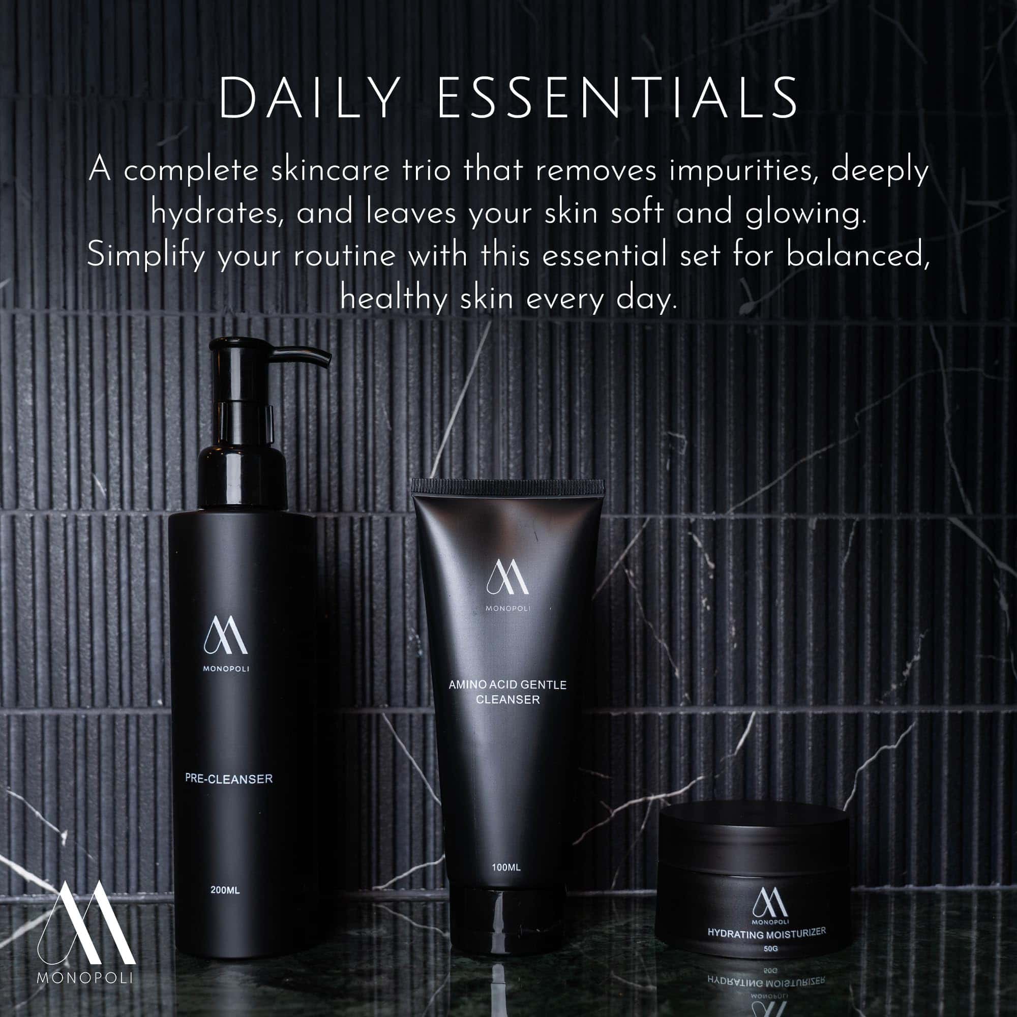 Monopoli Skin Daily Essentials Kit | Set de 3 productos - Imagen 3