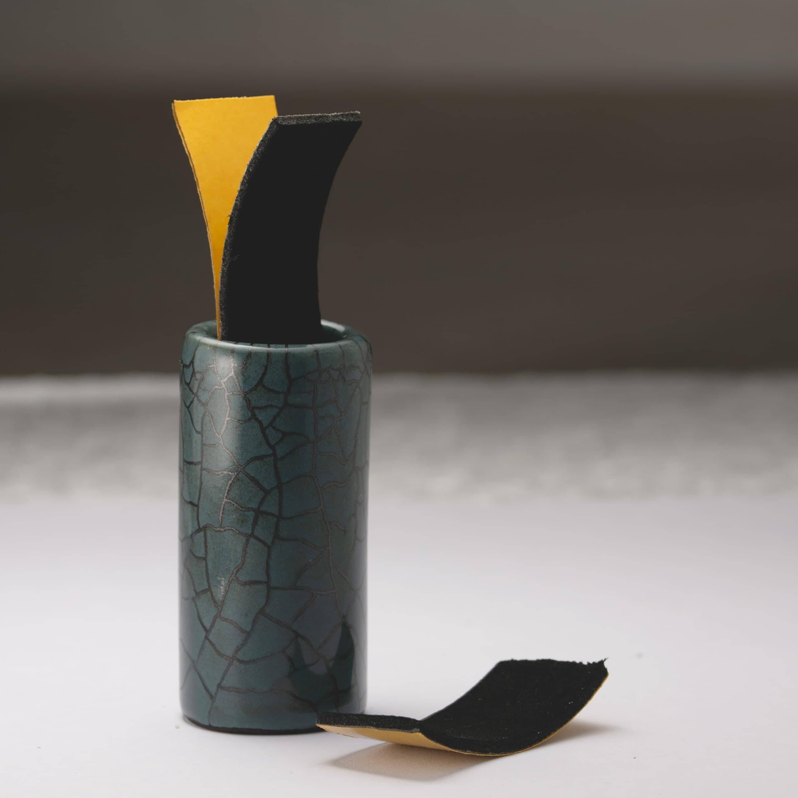 Funda de Cuero para Slide de Guitarra con Soporte para - Imagen 7