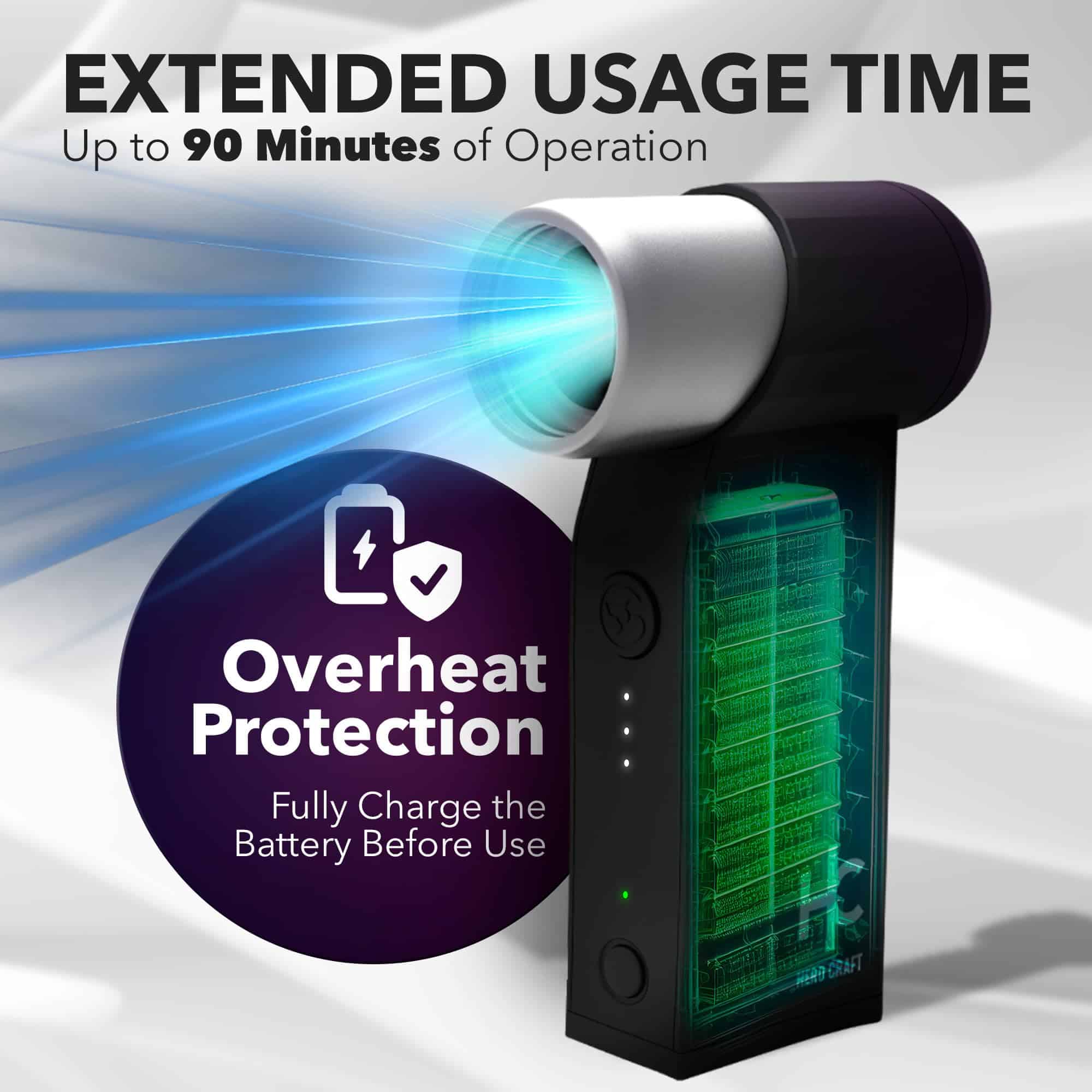 Soplador de Aire Turbo y Aspiradora, Soplador de Aire - Imagen 6