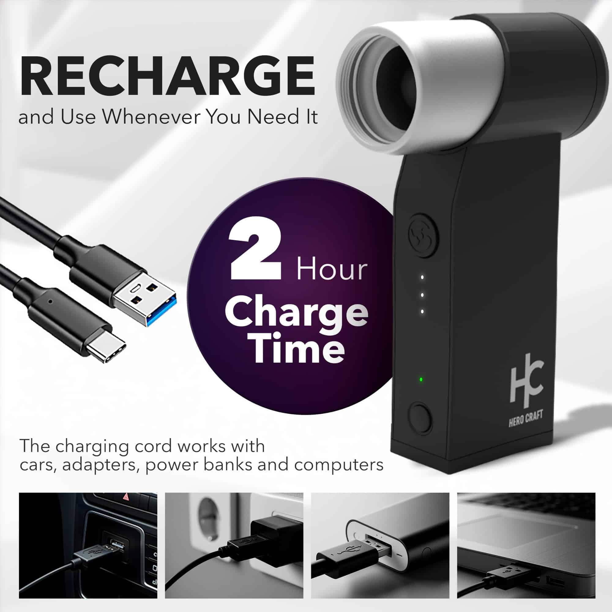 Soplador de Aire Turbo y Aspiradora, Soplador de Aire - Imagen 5