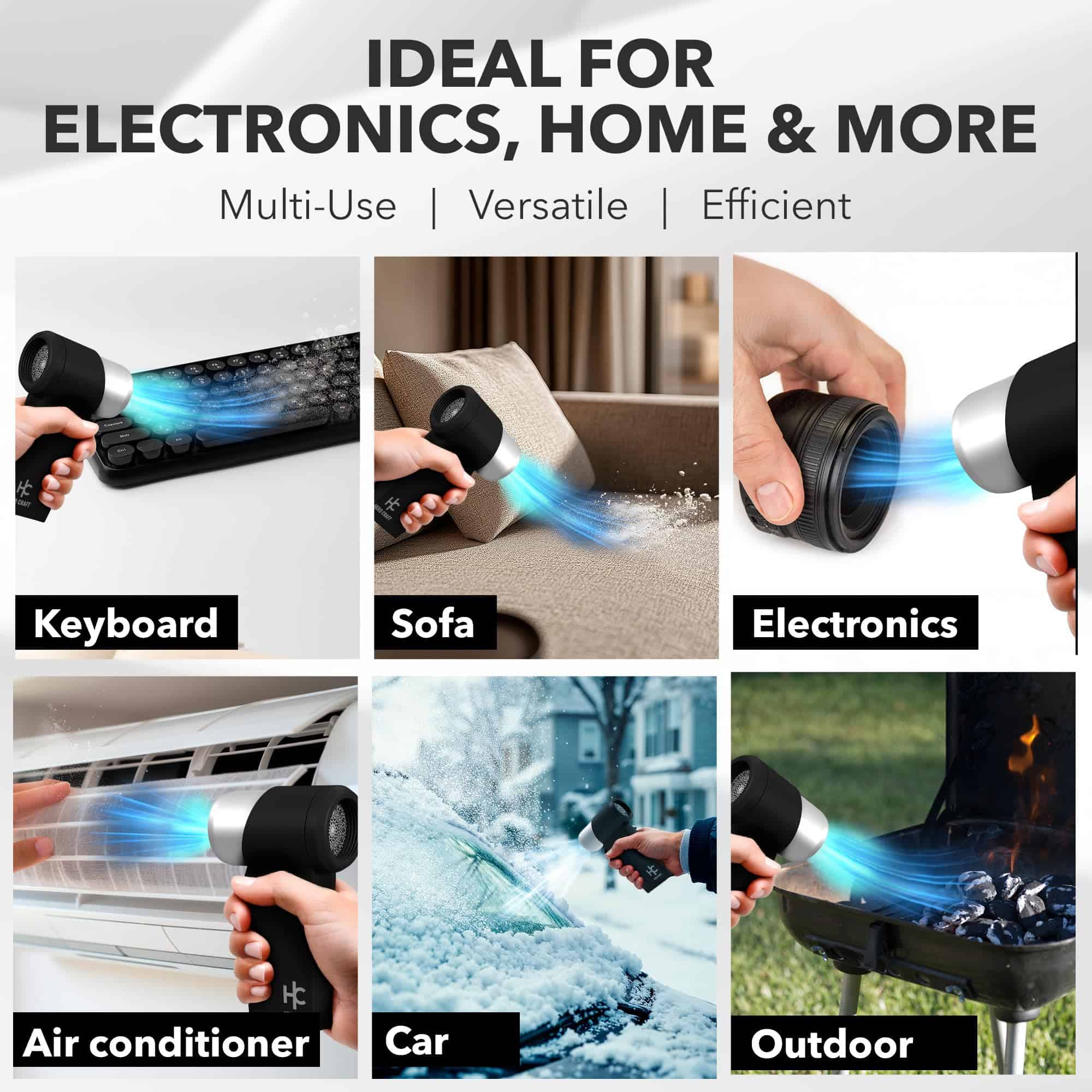 Soplador de Aire Turbo y Aspiradora, Soplador de Aire - Imagen 4