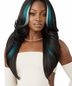 Peluca Frontal de Encaje Outre - Perfect Hair -NEGRO JET 1