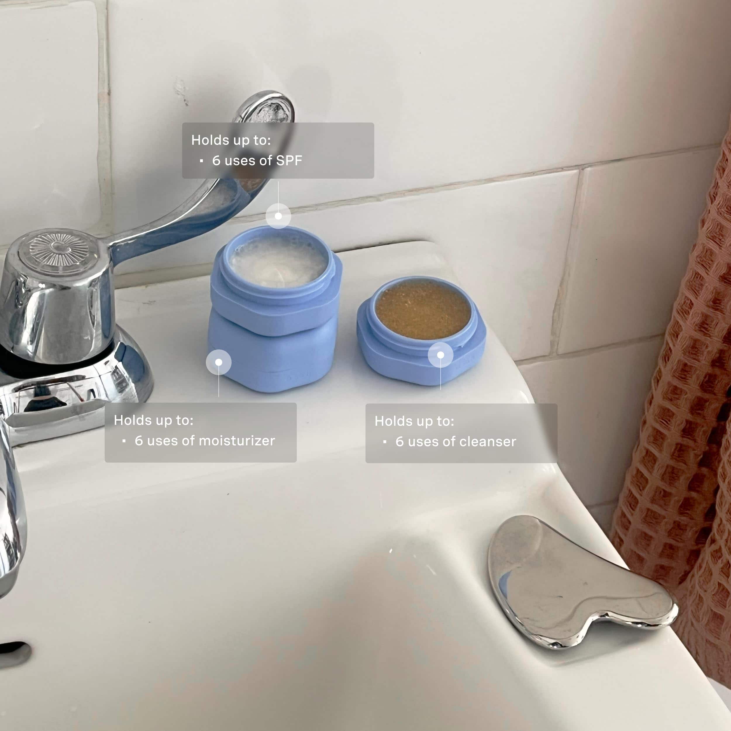 Set Básico de Contenedores de Viaje Cadence -Pacífico - Imagen 5