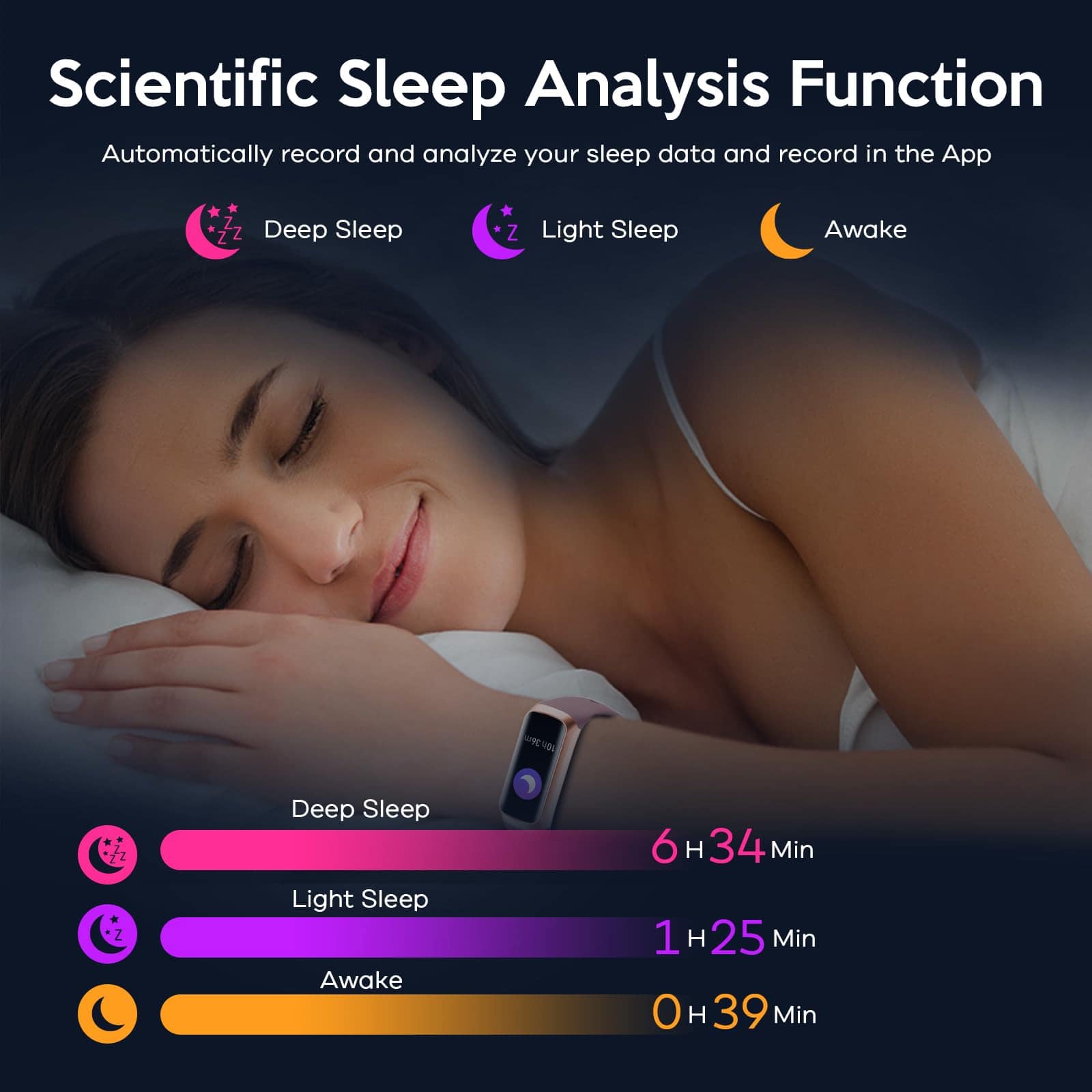 Reloj Inteligente Rastreador de Actividad -Fitness Activity - Imagen 5