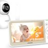 Monitor de Bebé VTimes de 5'' con Cámara y Audio, Batería