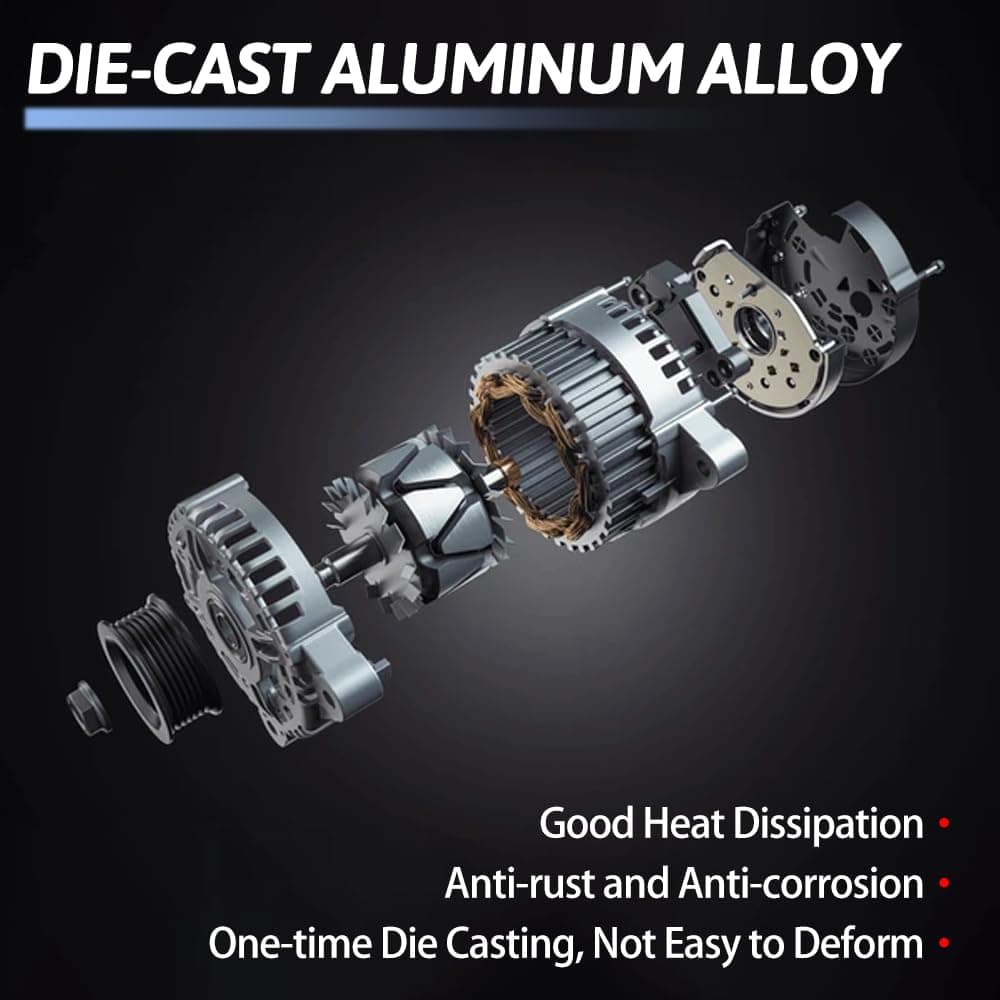 Alternador de Repuesto 23100-3TA1A Compatible con Nissan - Imagen 7