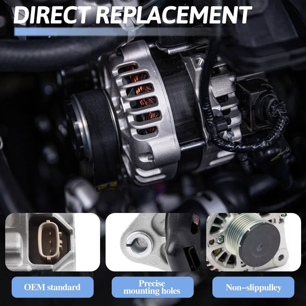 Alternador de Repuesto 23100-3TA1A Compatible con Nissan - Imagen 5
